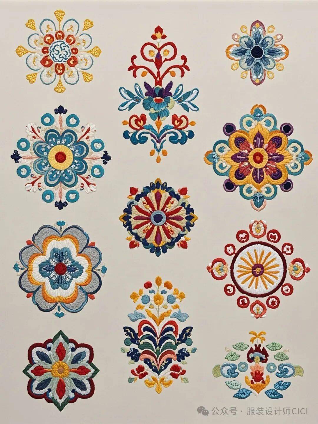 國風古韻-刺繡紋飾紋樣圖案設計分享!
