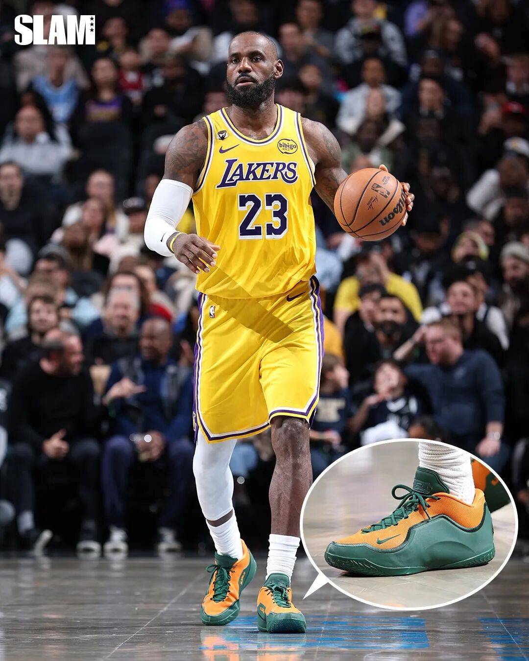 詹姆斯上腳各種大學PE LeBron 23！沒上過大學，但大學配色的鞋不少！