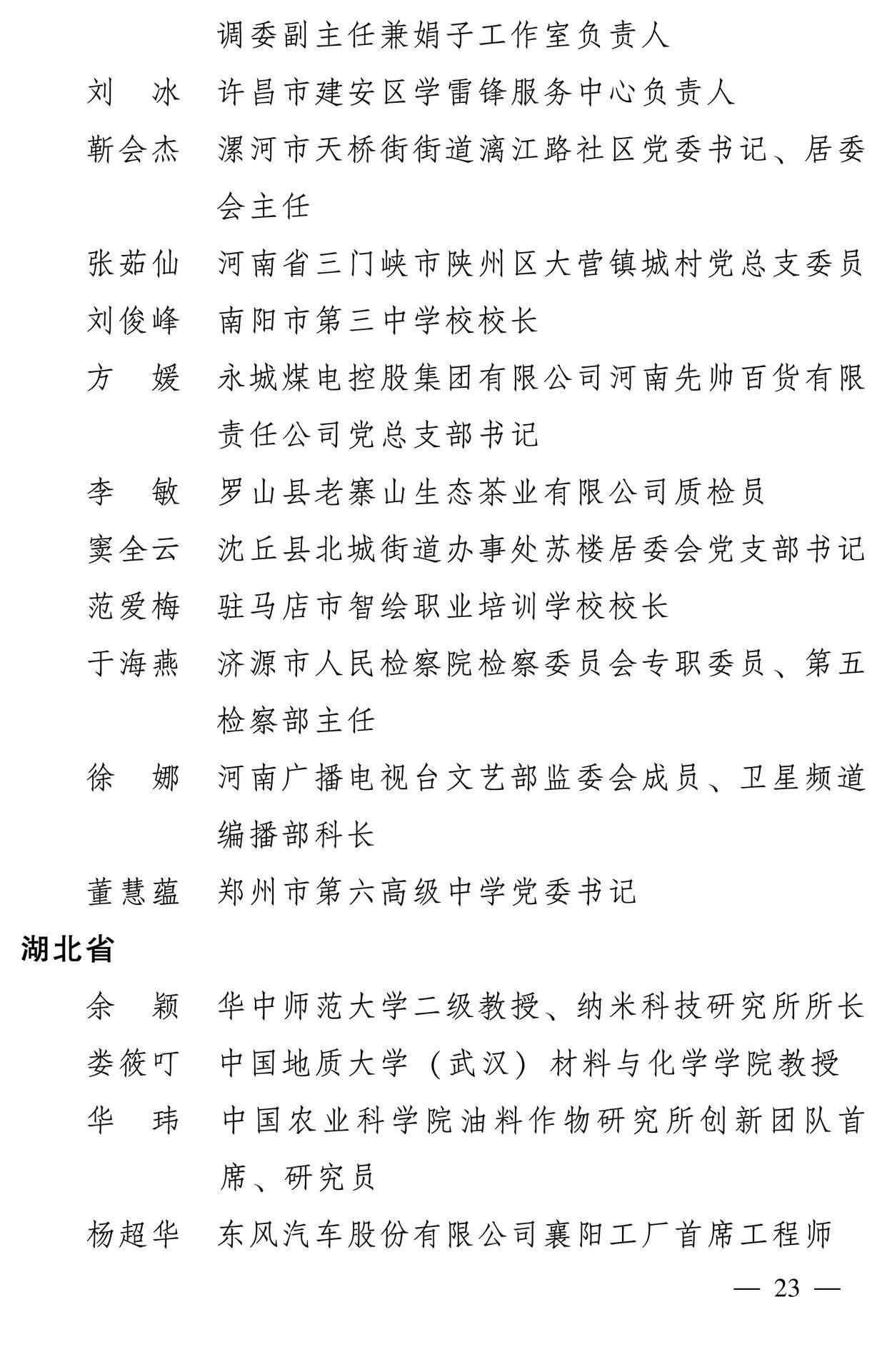 598名女性獲全國三八紅旗手稱號，全名單如下