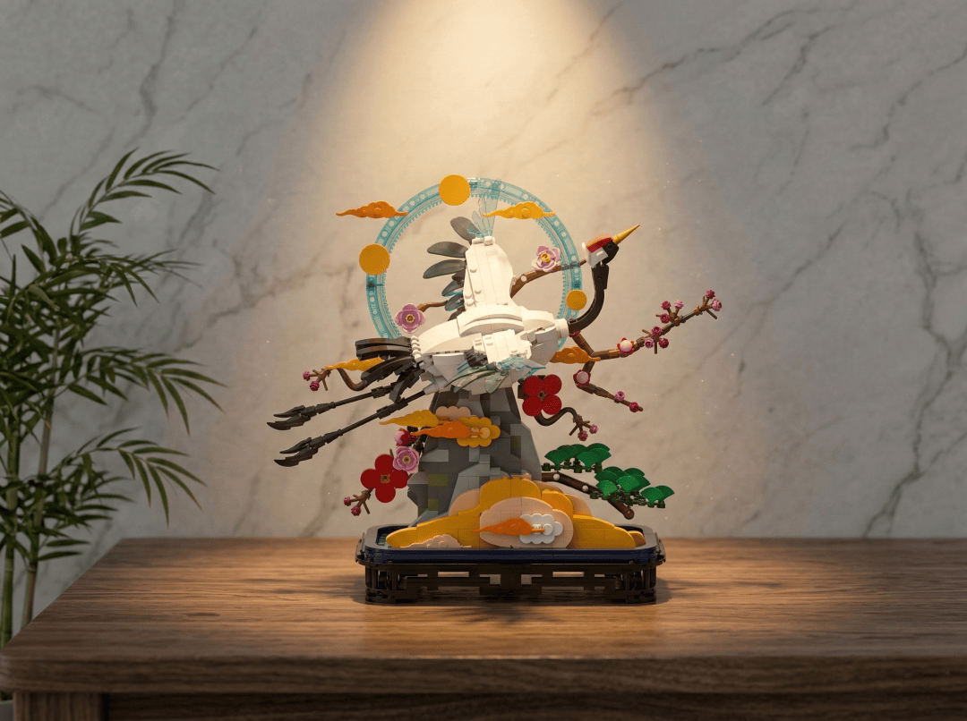 正式官宣｜收藏級國風積木《瑞鶴凌雲》預訂開啟