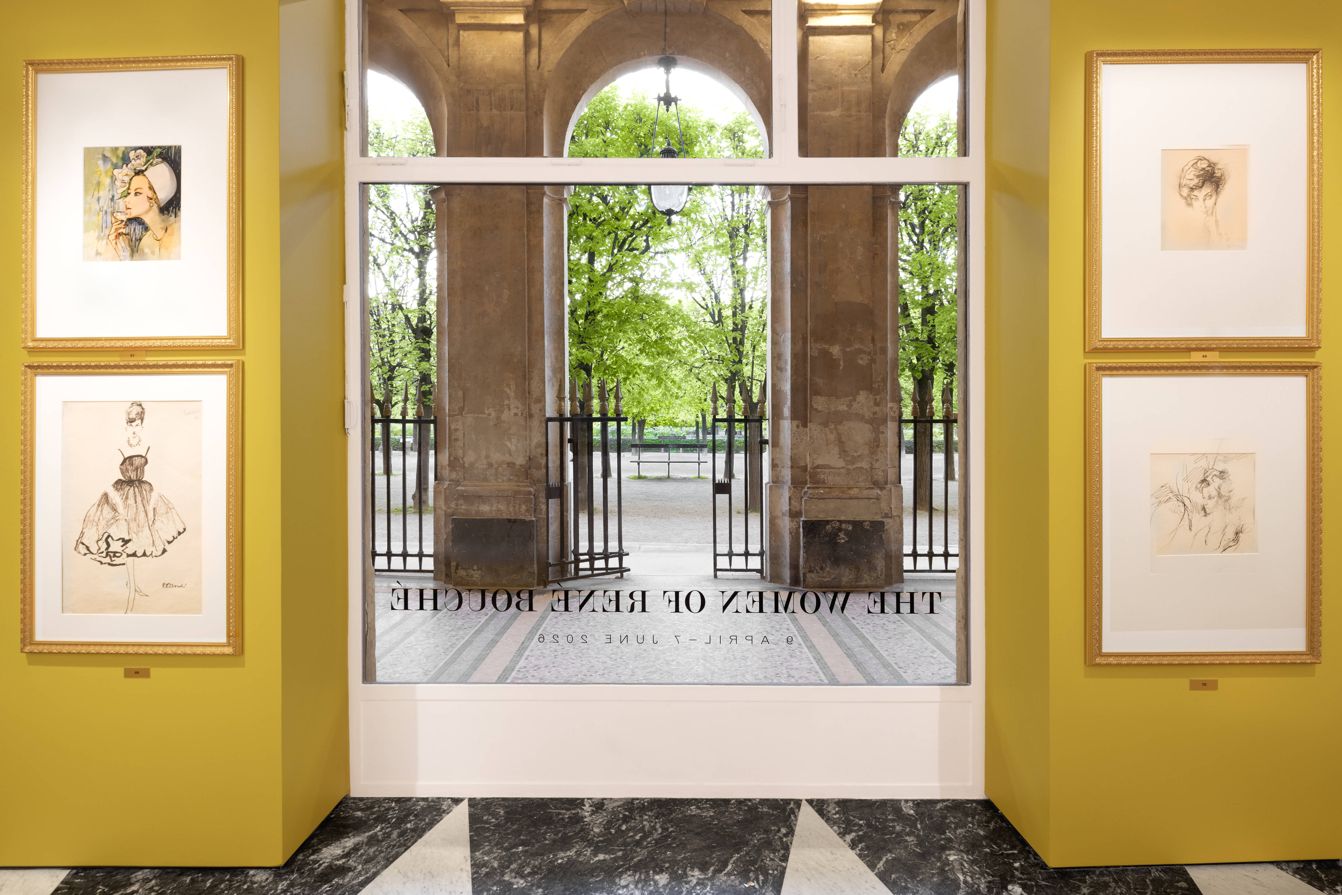 Acne Paper Palais Royal展出 René Bouché女性肖像畫作