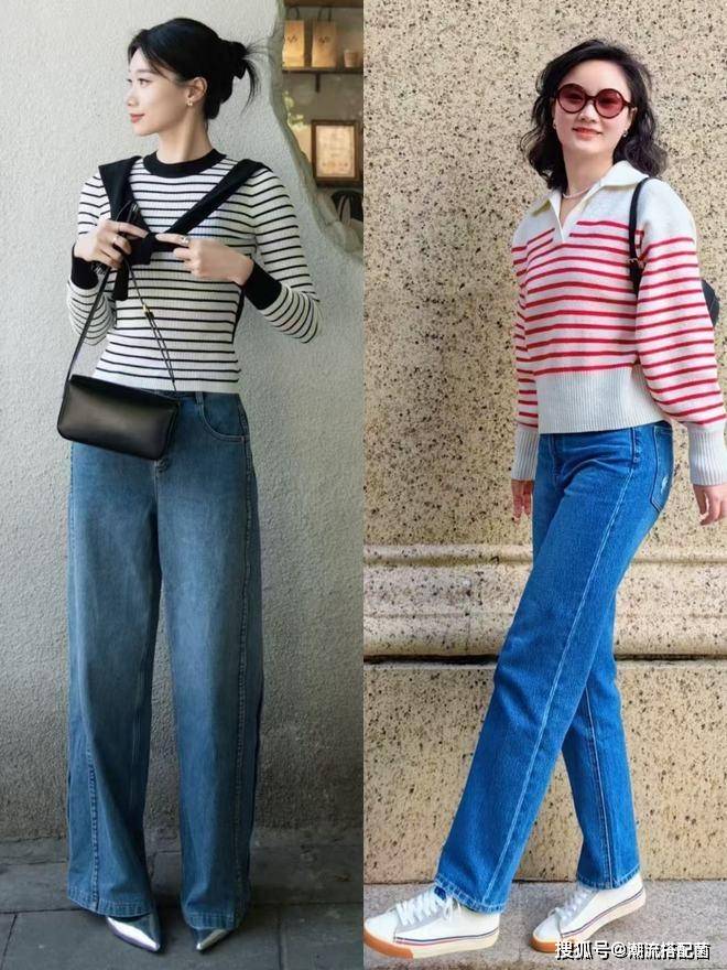 原創今春的“針織衫+闊腿褲”，太美太氣質了！尤其適合中年女性借鑑