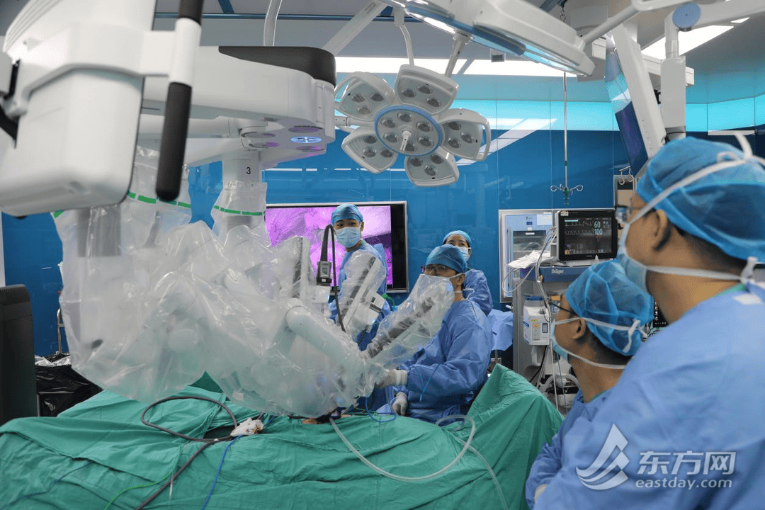 高齡癌症患者術後快速康復，上海四院達芬奇機器人微創技術顯實效