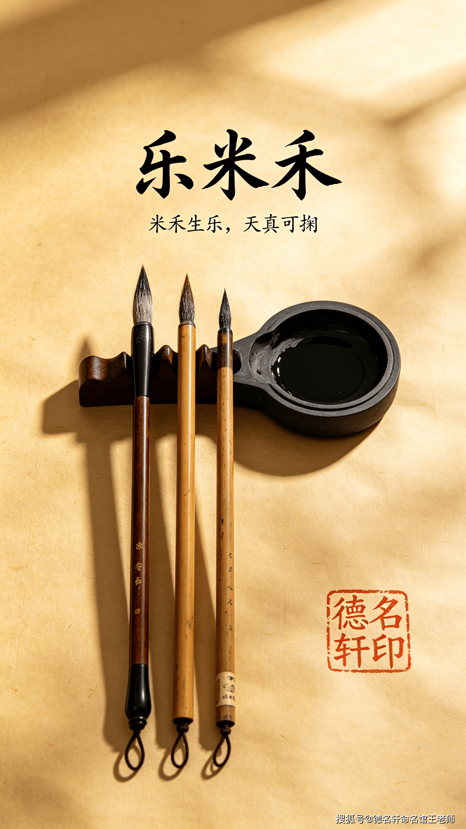 寶寶起名案例 樂米禾：米禾生樂，天真可掬