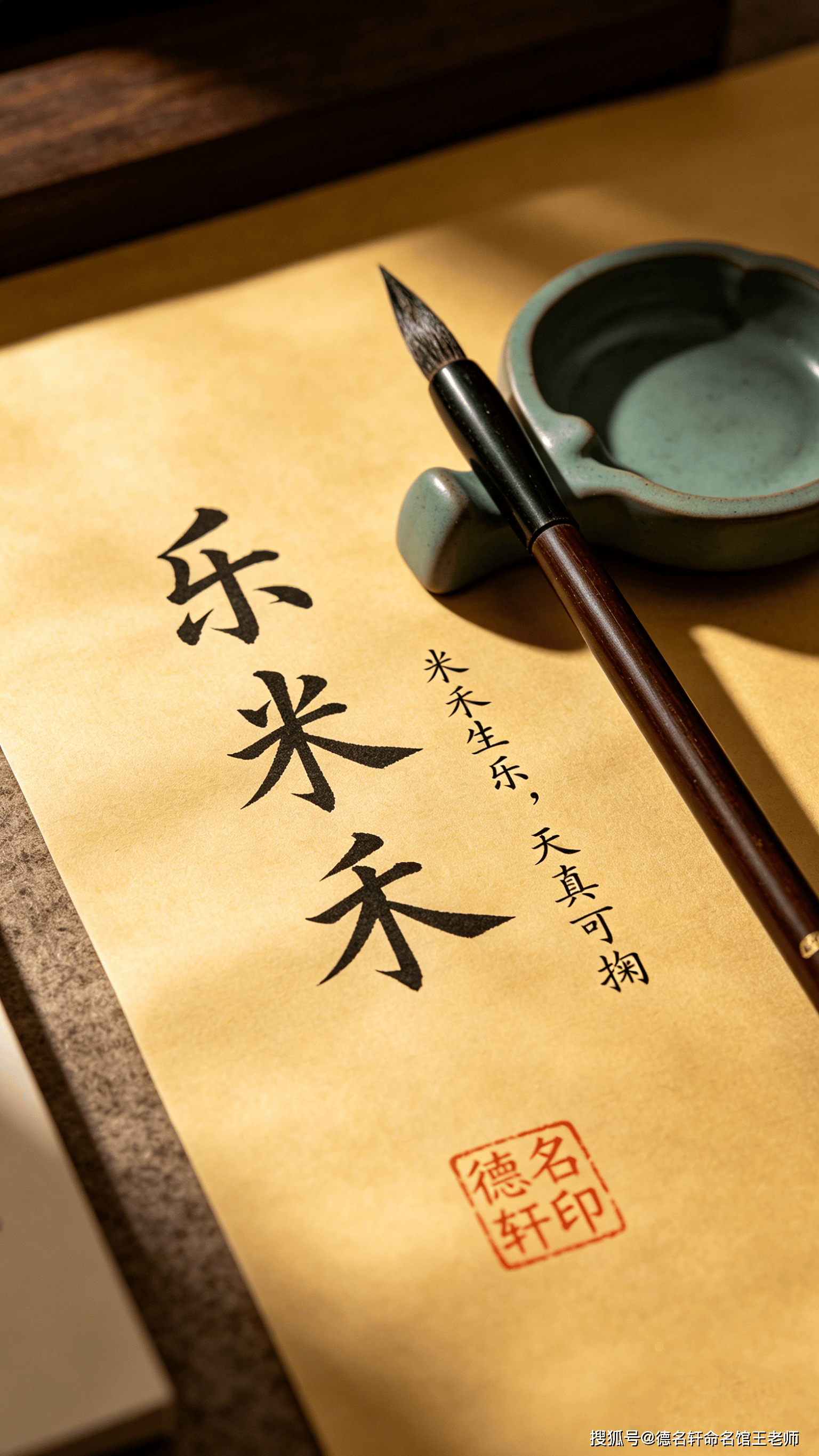 寶寶起名案例 樂米禾：米禾生樂，天真可掬