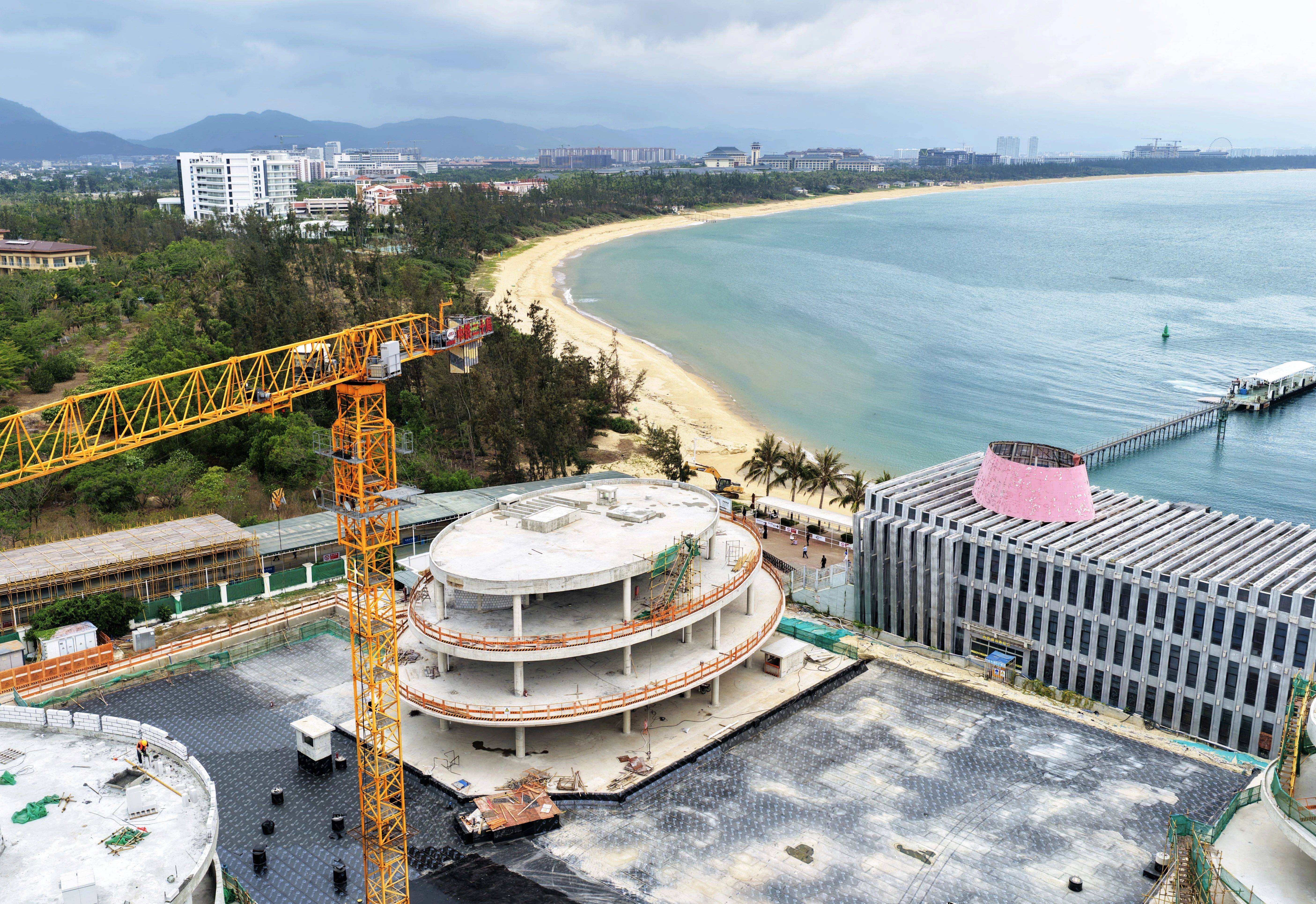 海南三亞：蜈支洲島旅遊區配套工程主體完工